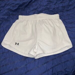 Under Armour Girls white Athletic Shorts
